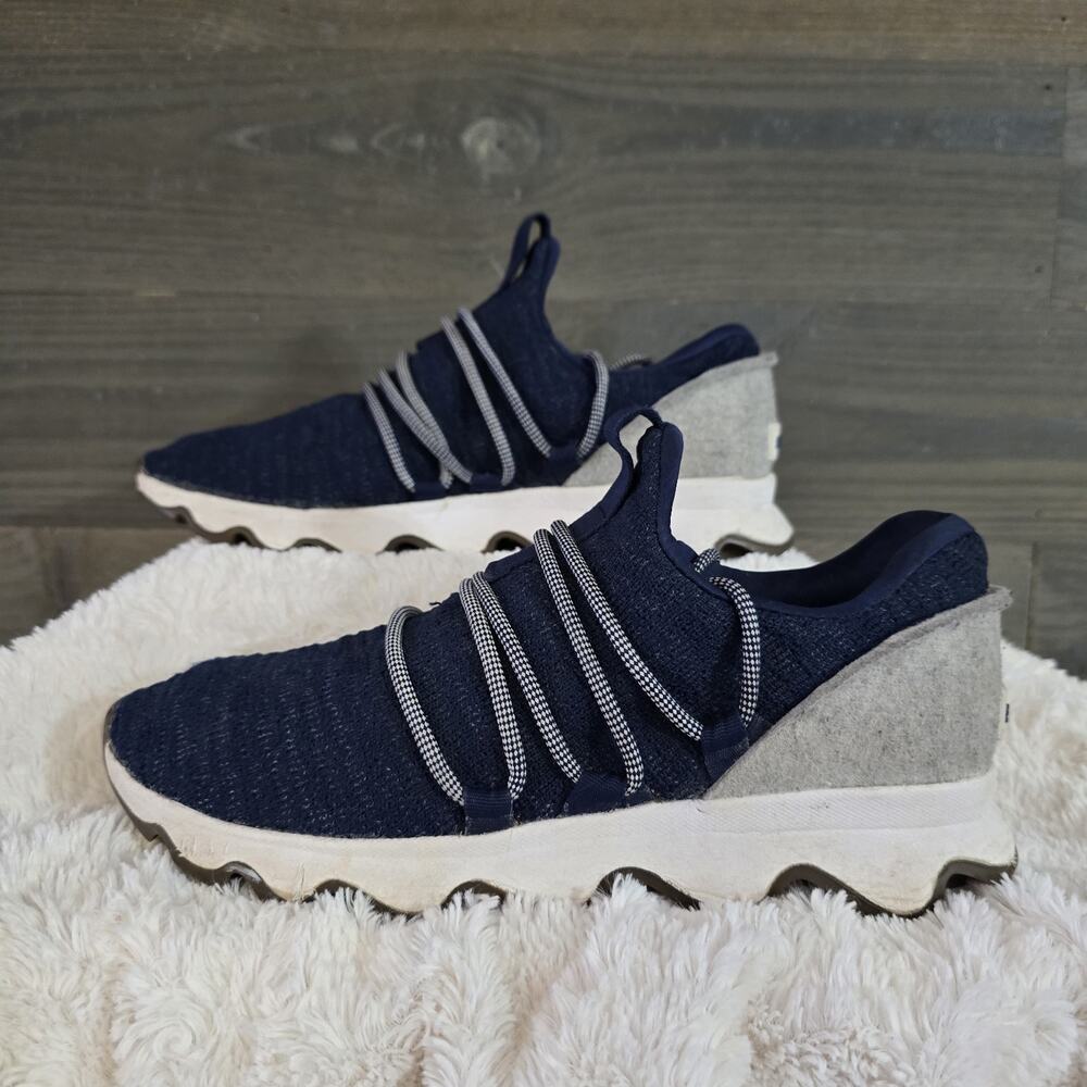 SOREL Kinetic Lace NL3227-415 Women's 8 Navy Blue Sneakers